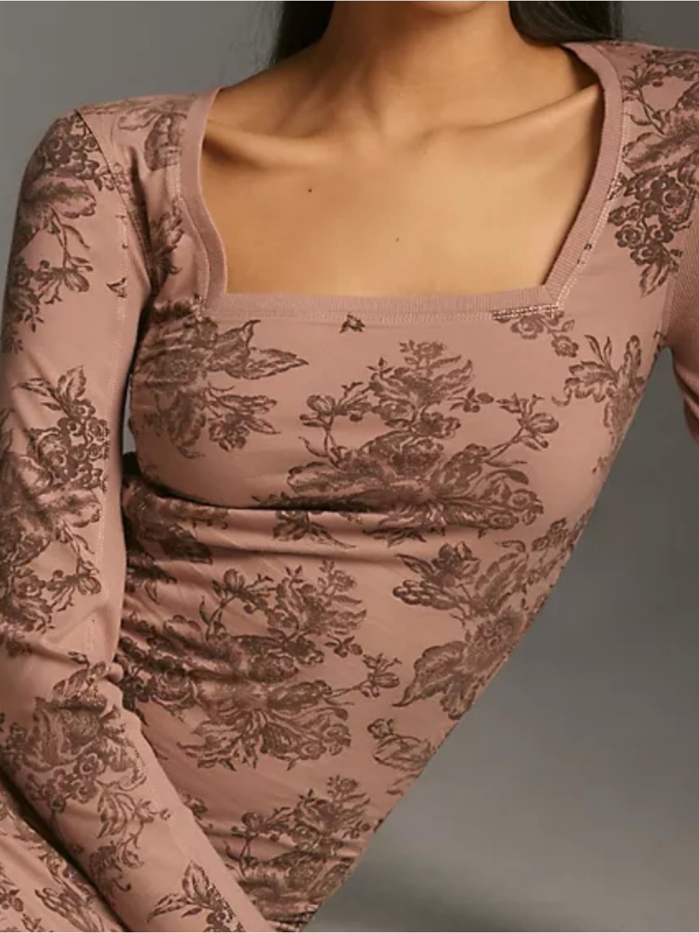 Daily Practice by Anthropologie Long-Sleeve Ruched Mini Dress [M6]